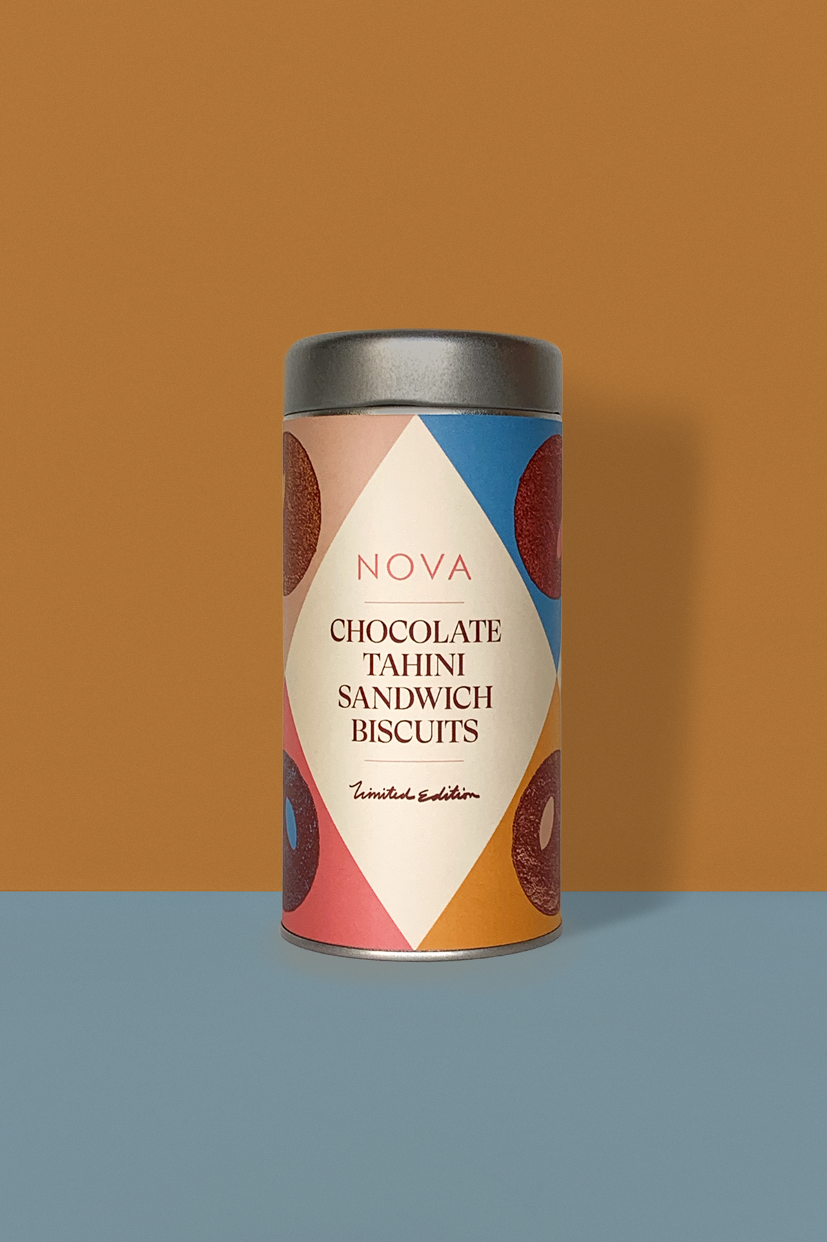 Chocolate Tahini Sandwich Biscuits